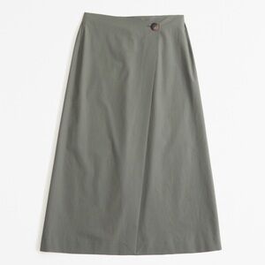 Poplin Wrap Mini Skirt - NWT